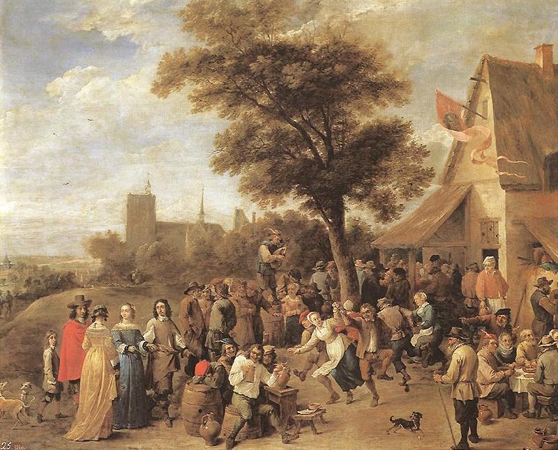 TENIERS, David the Younger Peasants Merry-making wt Germany oil painting art